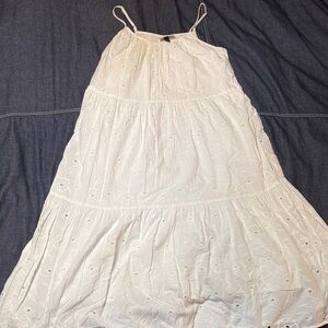 Universal Thread White Eyelet Dress